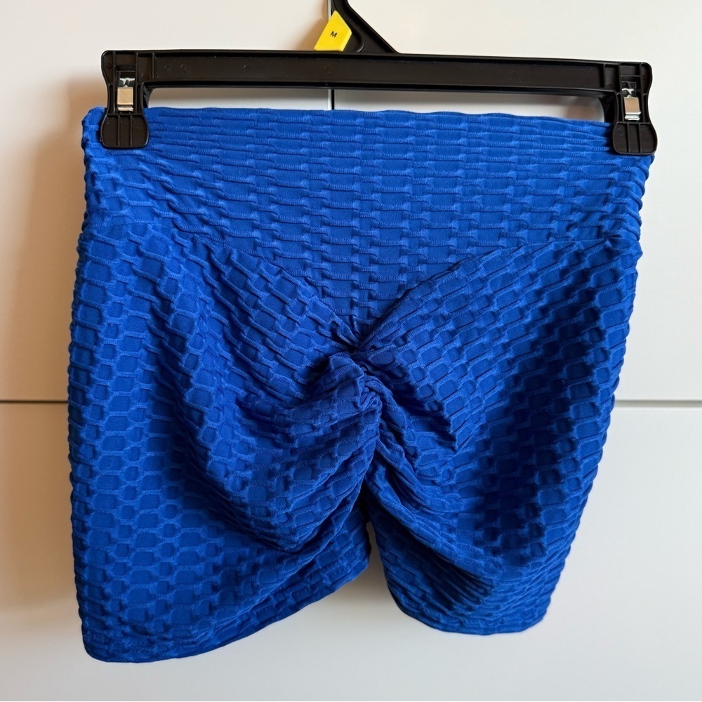 Royal Blue Athletic Sport Activewear Shorts Size Medium